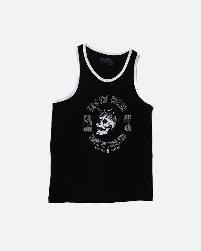 King Pro Boxing T-Shirt Skull 1 – Black