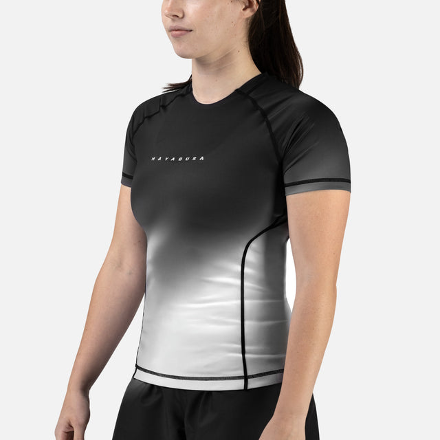 Hayabusa Rashguard Apex Nova Korte Mouwen Dames - Grijs