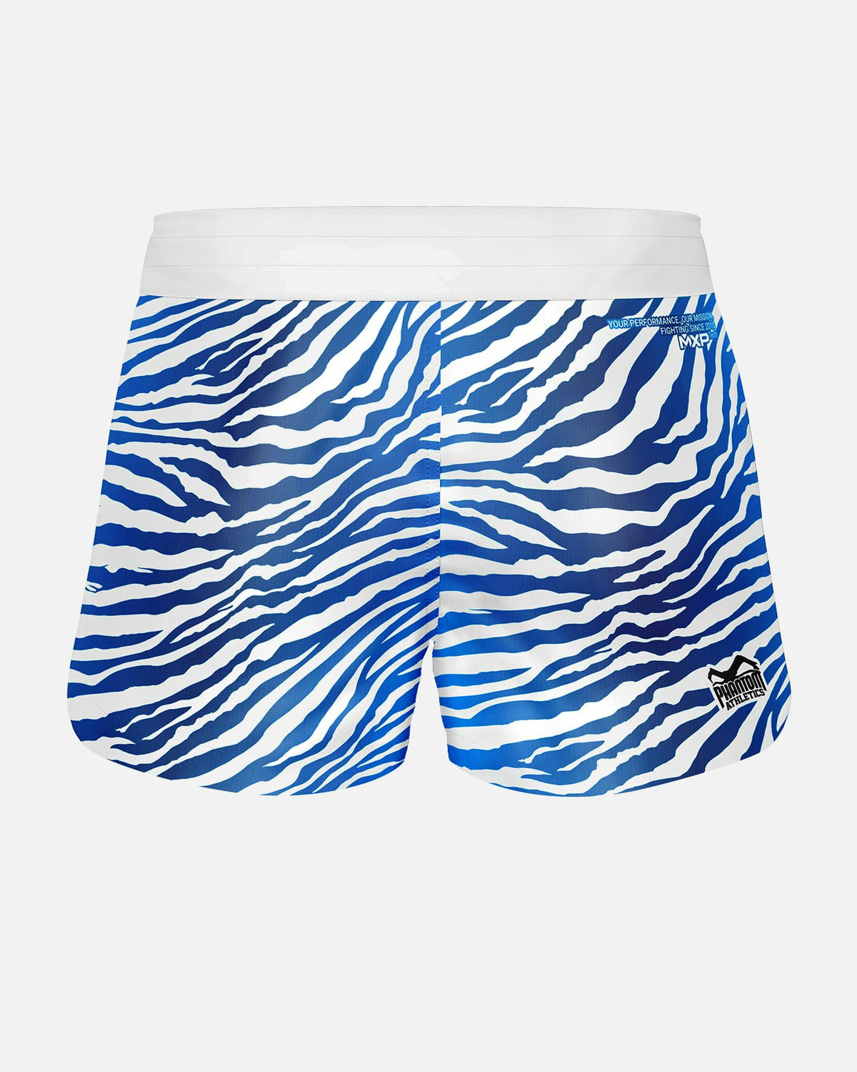 Phantom Athletics MMA Shorts Fusion - Wit/Blauw