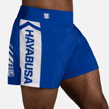 Hayabusa Muay Thai Shorts Icon - Blauw/Wit