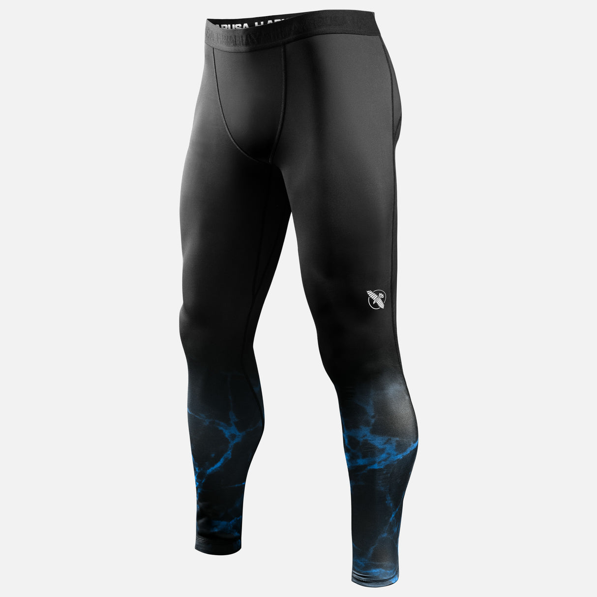 Hayabusa x UFC BJJ Compressie Shorts - Zwart/Blauw