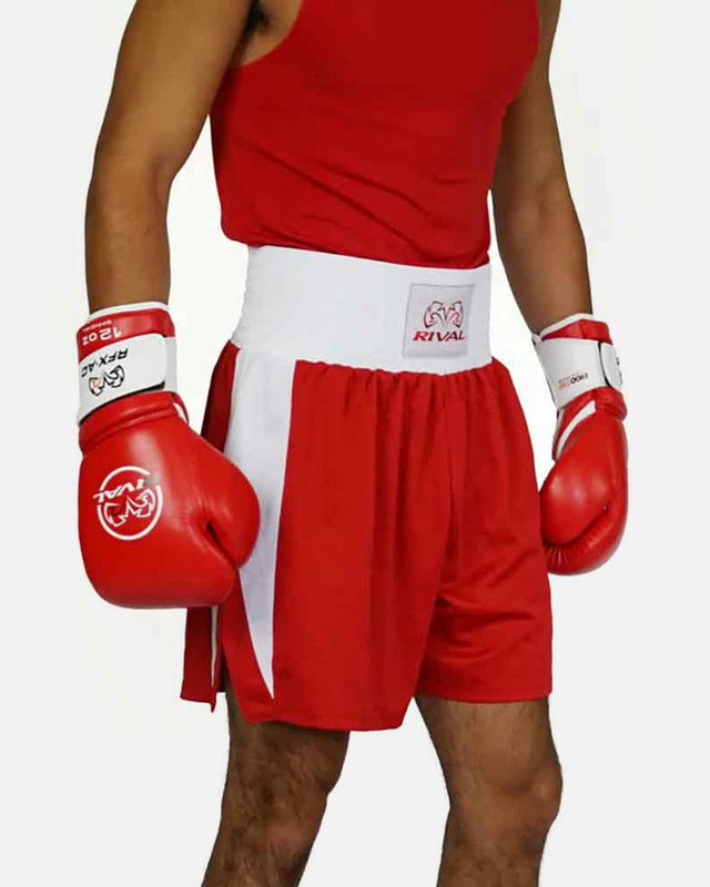 Pantalones de boxeo Rival Competition – Rojo