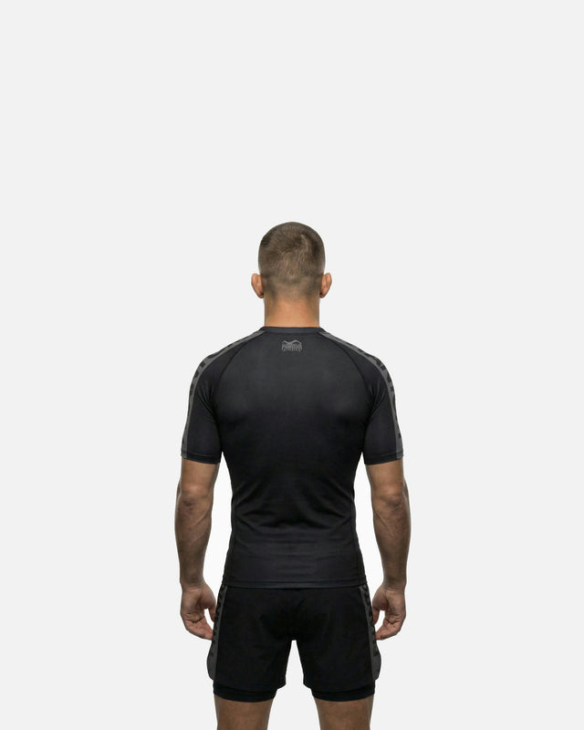 Phantom Athletics Rashguard EVO Apex Kurzarm – Schwarz/Grau