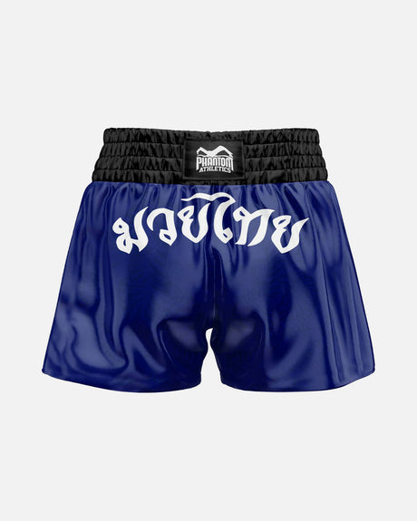 Spodenki Muay Thai Phantom Athletics Sak Yant – Niebieskie