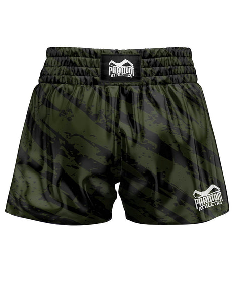 Phantom Athletics Muay Thai Shorts Tiger Camo - Legergroen