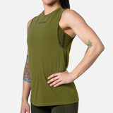 Hayabusa Tank Top Dames - Olijfgroen