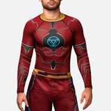 Marvel Rashguard Lange Mouwen Iron Man - Rood