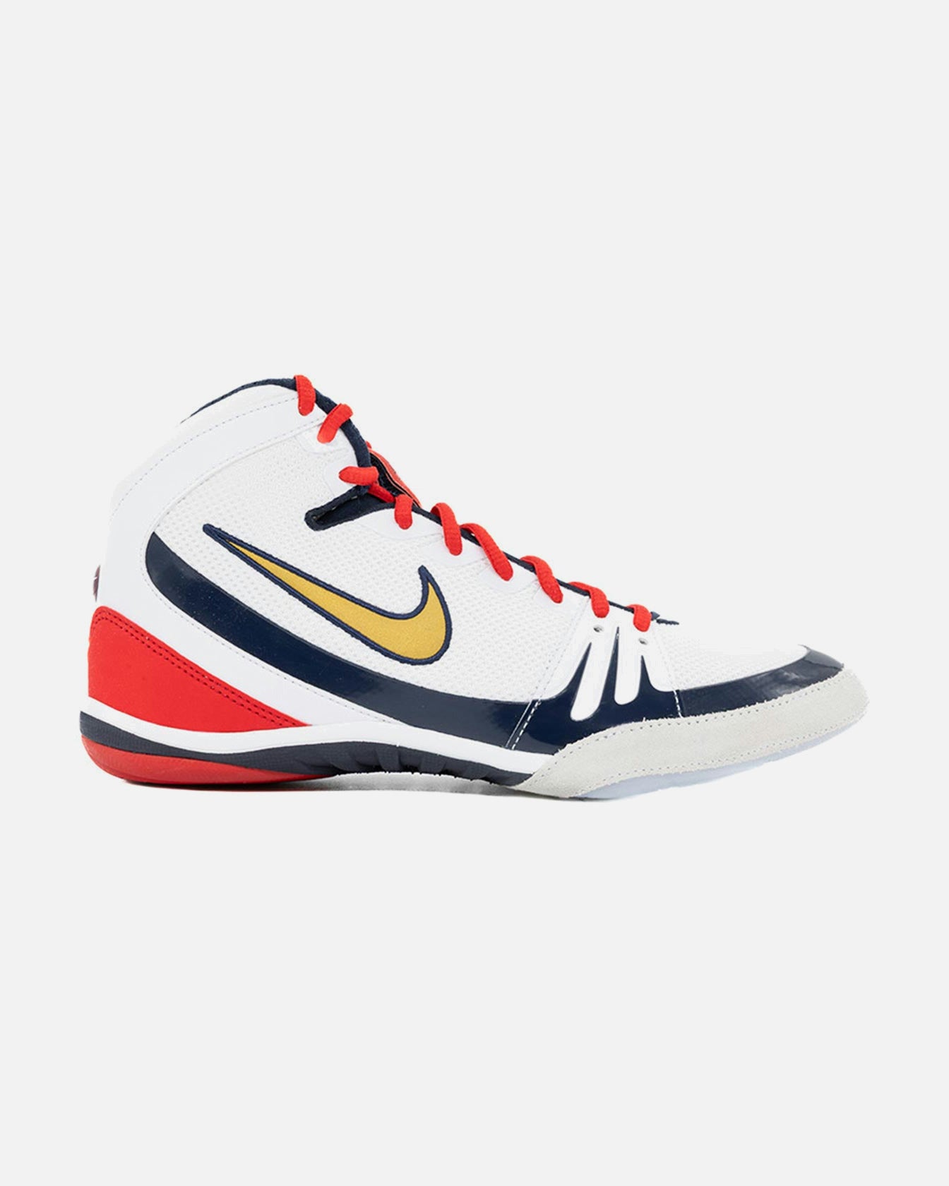 Ghete de lupte Nike Freek SE – Alb/Aur/Albastru marin