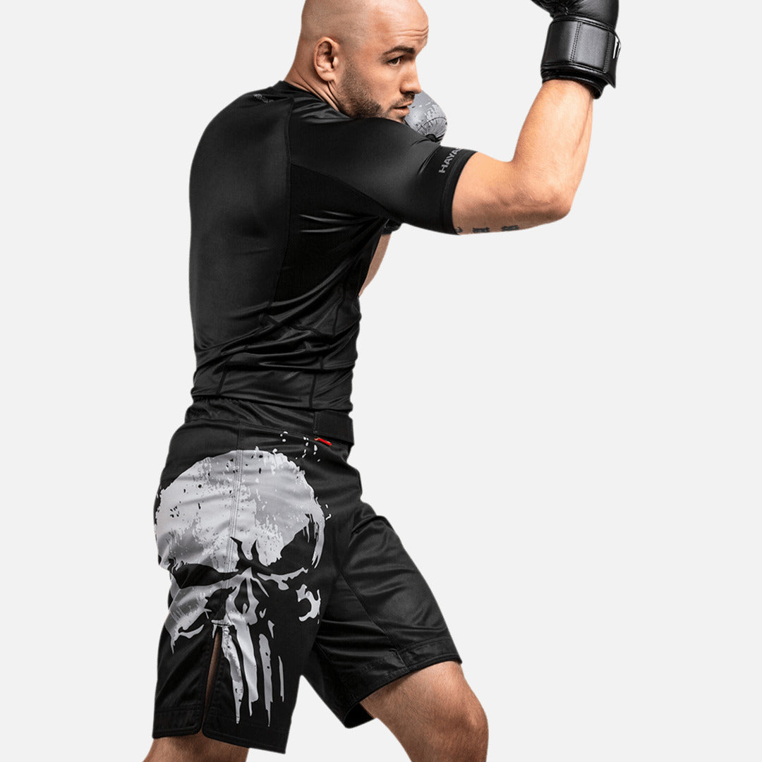 Marvel MMA Shorts The Punisher - Zwart