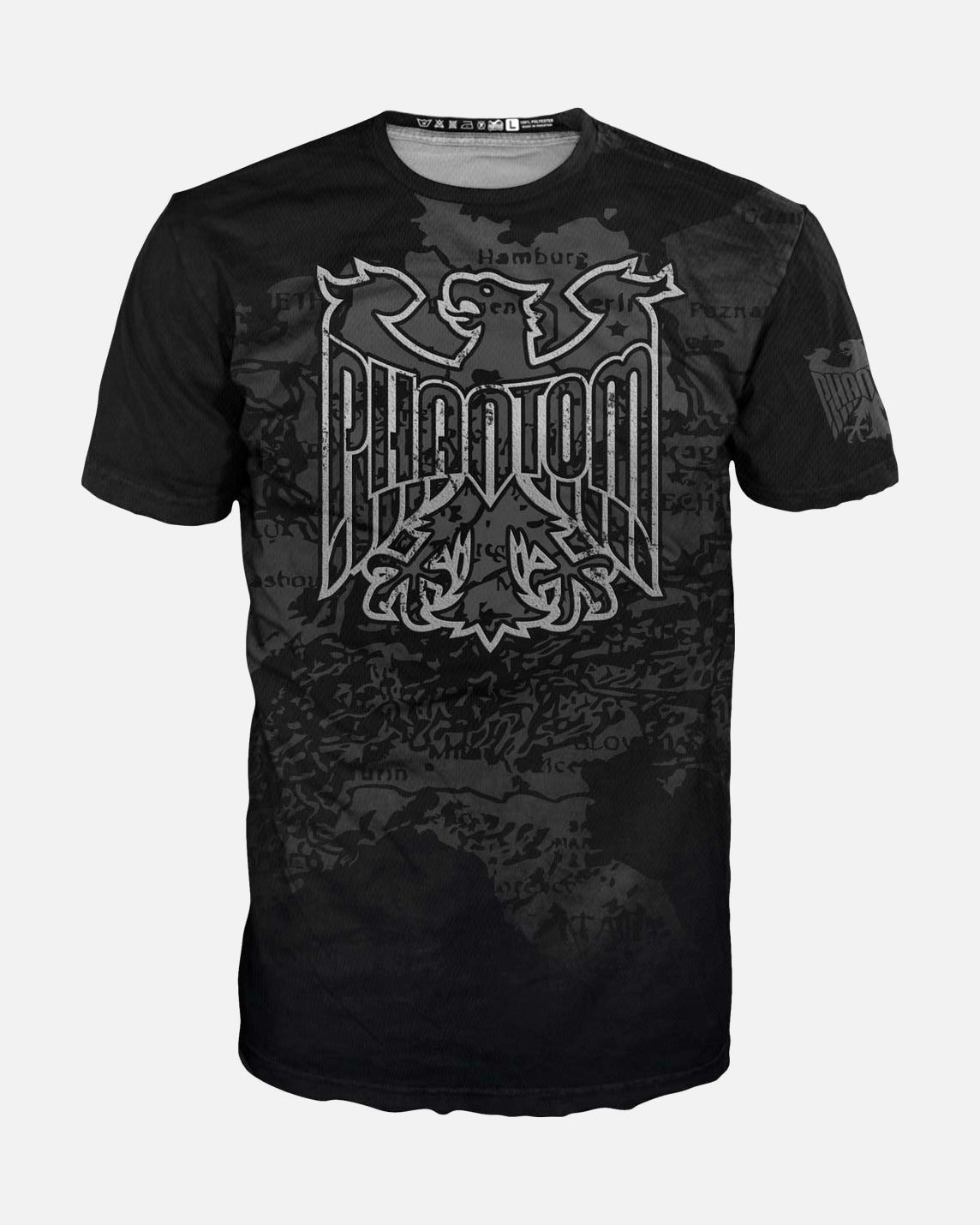 T-shirt d'entraînement Phantom Athletics EVO Germany Silver Eagle – Noir/Gris