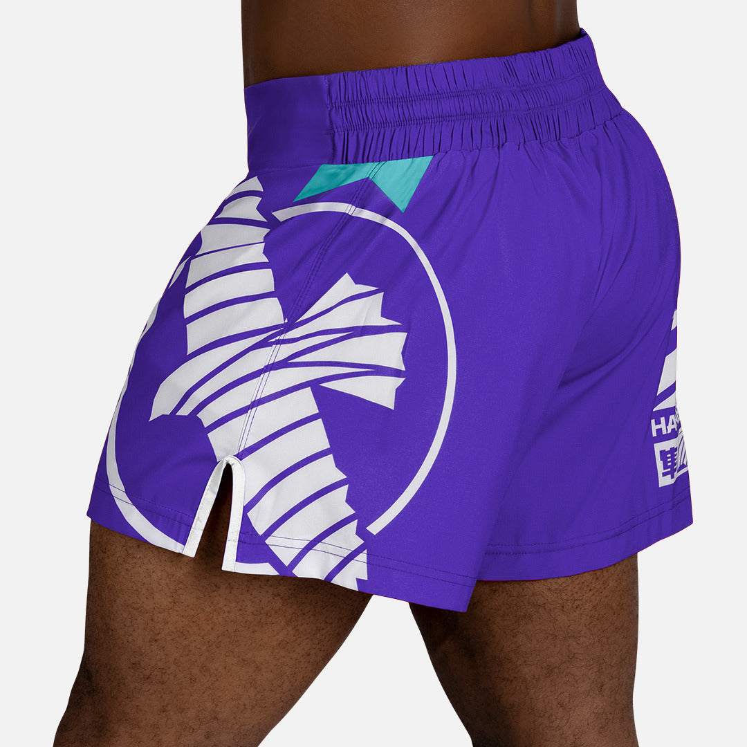 Hayabusa Muay Thai Shorts Icon - Paars/Wit