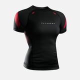 Hayabusa Rashguard Pro Ranked Korte Mouwen Dames - Zwart