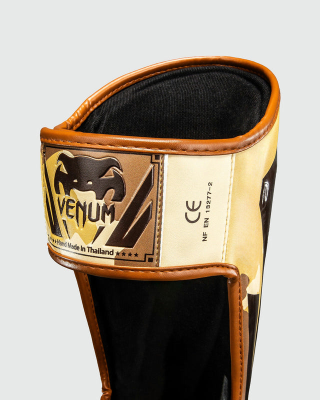 Venum Scheenbeschermers Elite - Beige/Bruin