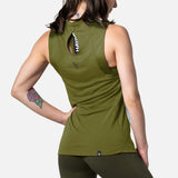Hayabusa Tank Top Dames - Olijfgroen