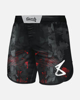 8 WEAPONS MMA Shorts Hit 2.0 - Zwart/Rood