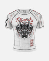 8 WEAPONS Rashguard Samurai 2.0 - Wit/Rood