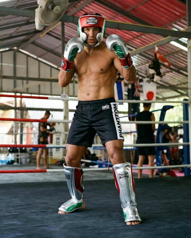 Phantom Athletics Scheenbeschermers Mexico - Zilver/Groen/Rood
