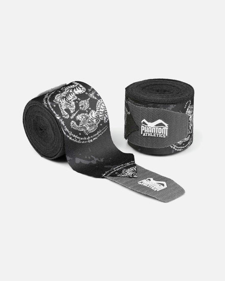 Phantom Athletics Hand wraps Sak Yant – Black