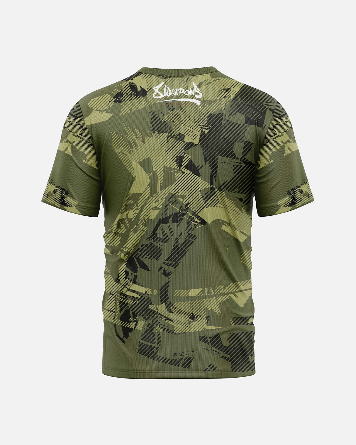8 WEAPONS T-Shirt Functioneel Hit 2.0 - Olijf-Zwart
