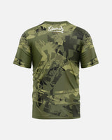 8 WEAPONS T-Shirt Functioneel Hit 2.0 - Olijf-Zwart