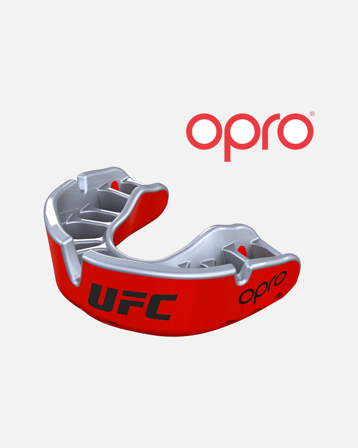 OPRO Bitje Gold - Rood Metallic/Zilver