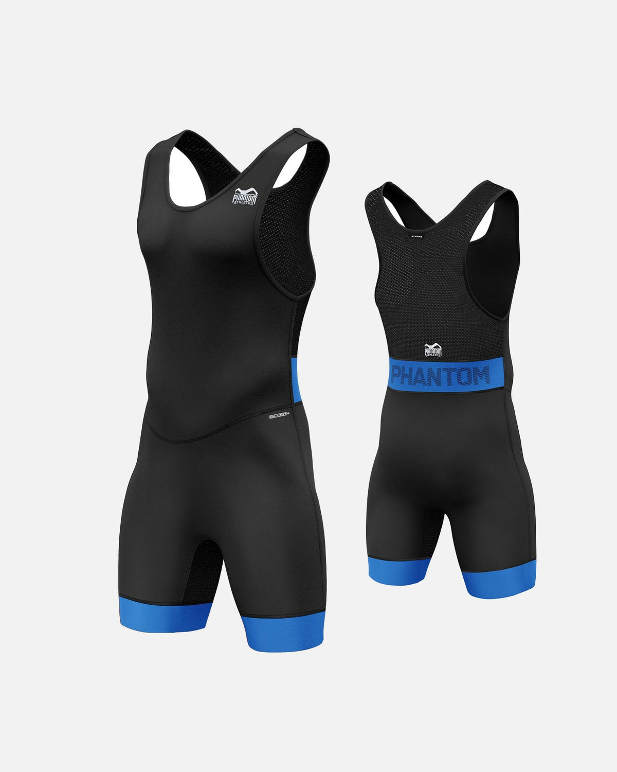 Phantom Athletics Worstelsinglet Storm Kinderen - Zwart/Rood/Zwart/Blauw