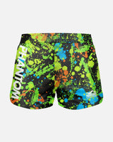 Phantom Athletics MMA-Shorts Fusion Splatter – Schwarz/Neon