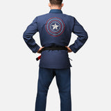 Marvel BJJ Gi Captain America - Blauw