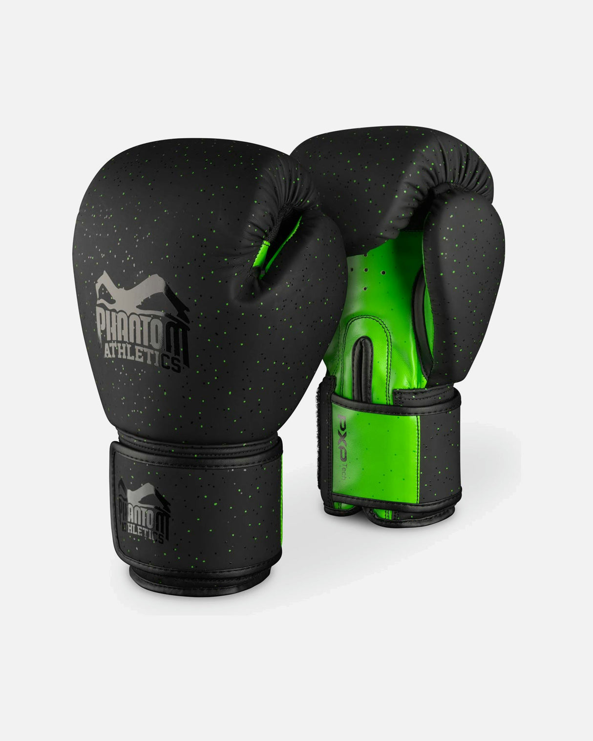 Guantoni da boxe Phantom Athletics Galaxy – Nero/Verde Neon