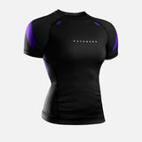 Hayabusa Rashguard Pro Ranked Korte Mouwen Dames - Paars