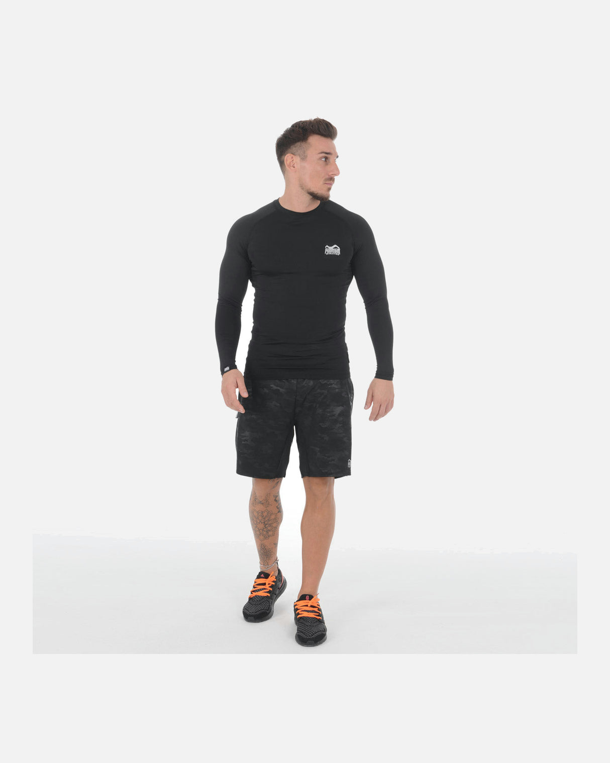 Phantom Athletics Rashguard Tactic Lange Mouwen - Zwart