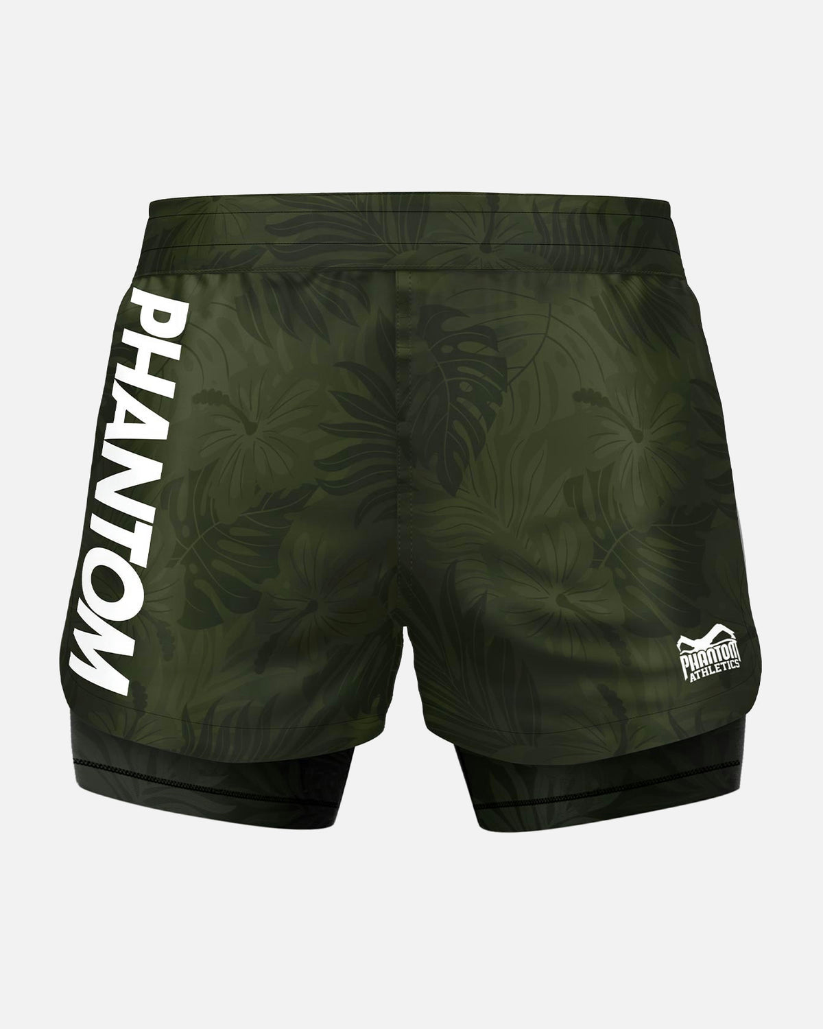 Phantom Athletics MMA Shorts Fusion 2in1 - Groen