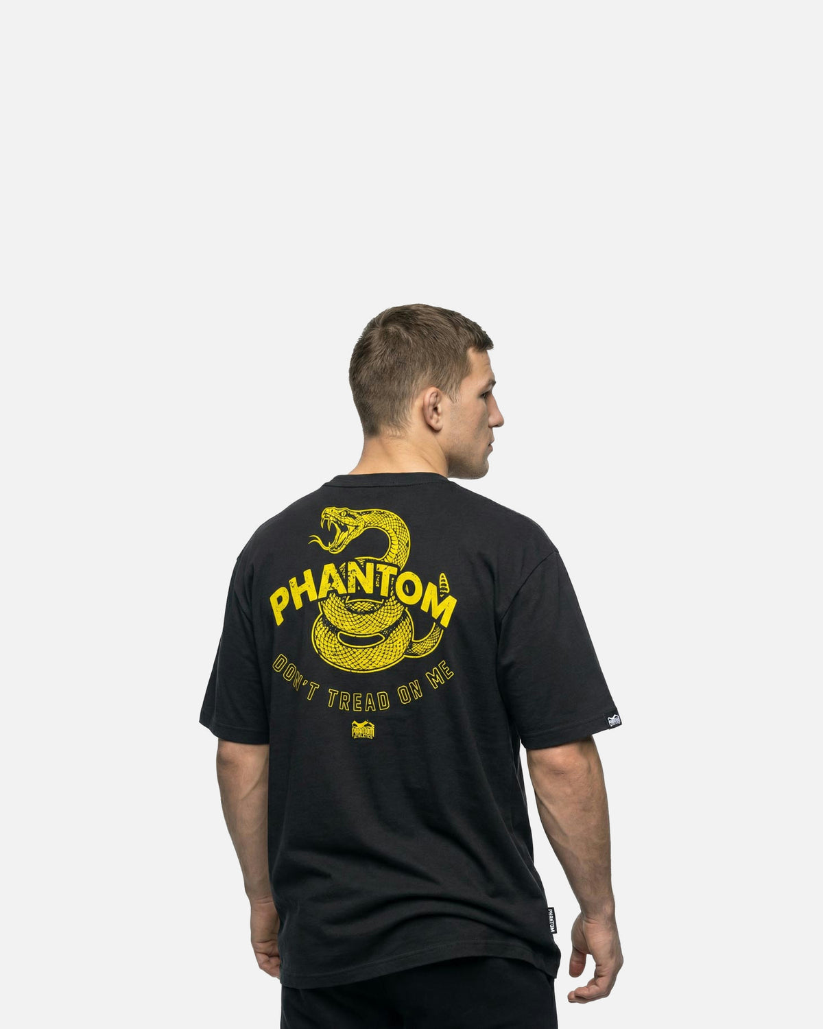 Phantom Athletics T-Shirt DON'T TREAD ON ME - Zwart/Geel