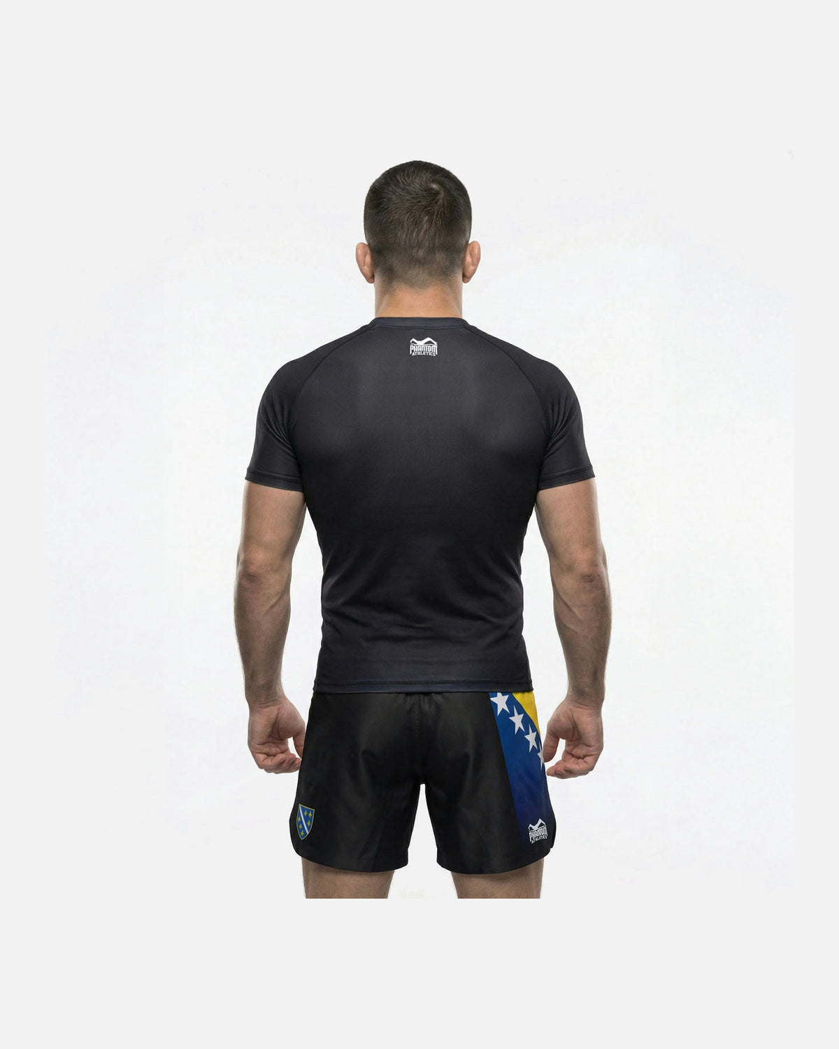 Phantom Athletics MMA Shorts Fusion-R Team Bosnia - Rood/Wit/Blauw