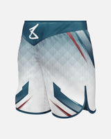 8 WEAPONS MMA Shorts Shift - Wit/Navy/Rood