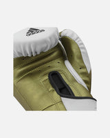 Guantes de boxeo Adidas Speed Tilt 350 – Blanco/Oro