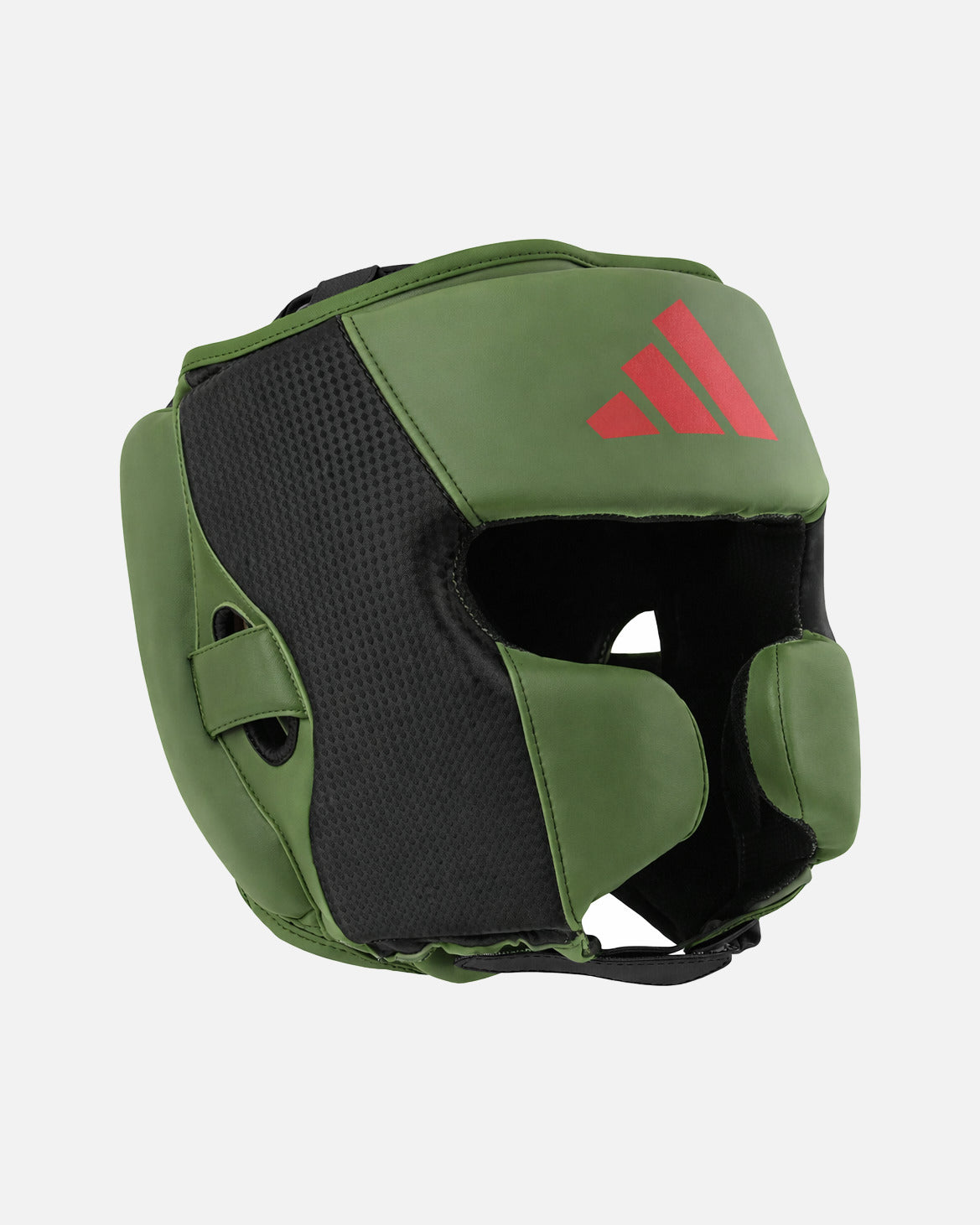 Kask bokserski Adidas Power 50 – Zielony/Czerwony