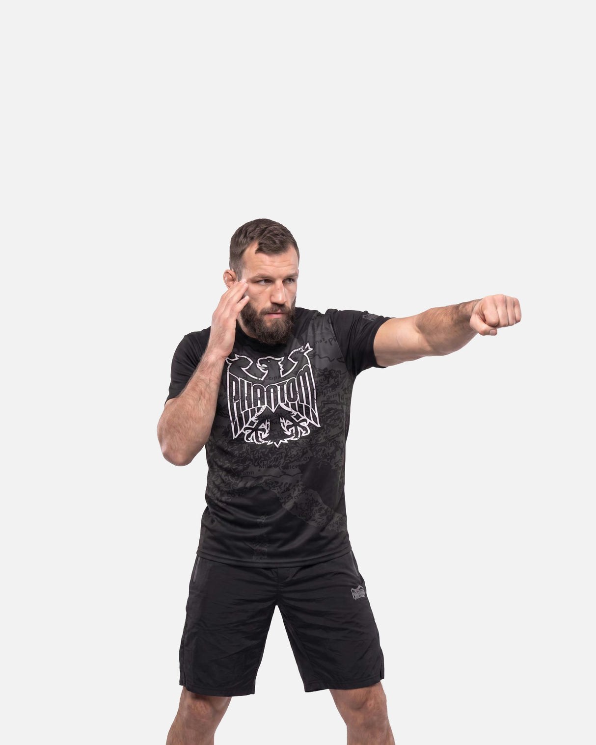 Phantom Athletics Trainingsshirt EVO Germany Silver Eagle - Zwart/Grijs