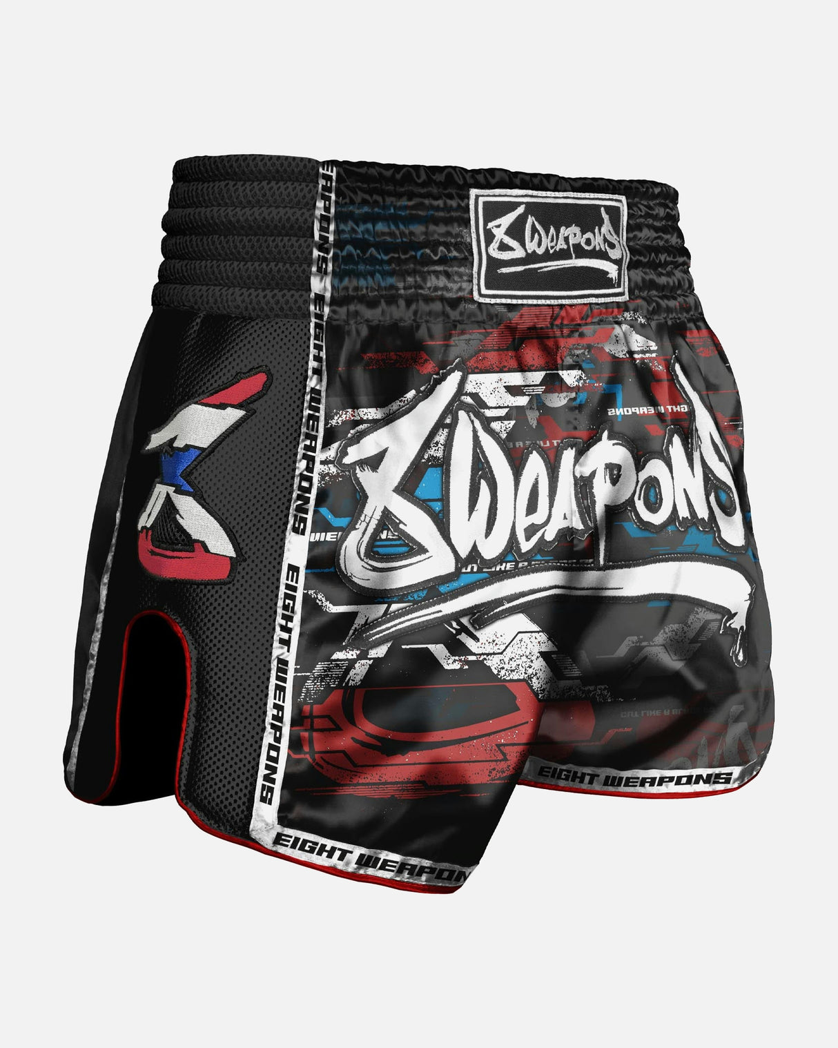 8 WEAPONS Muay Thai Shorts Cut Like A Blade 2.0 - Zwart