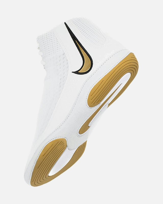 Zápasnické boty Nike Inflict 4 – Bílé/Zlaté