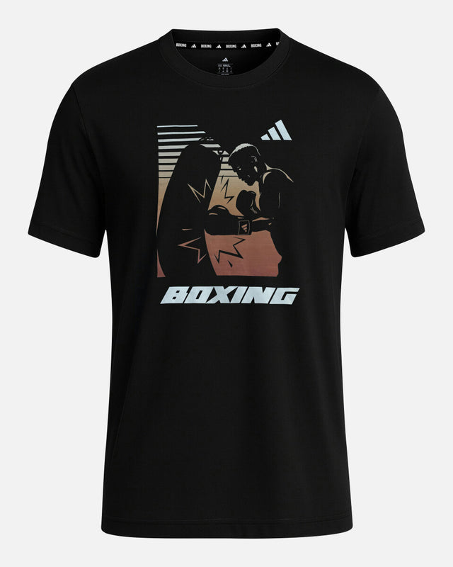 Adidas T-Shirt Boxing Graphic Line – Black