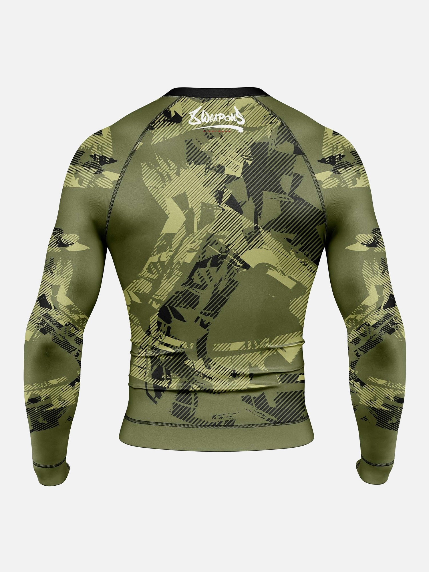 Rashguard 8 WEAPONS Hit 2.0 – Oliva/Negro