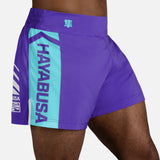 Hayabusa Muay Thai Shorts Icon - Paars/Wit