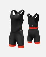 Phantom Athletics Worstelsinglet Storm Kinderen - Zwart/Rood/Zwart/Blauw