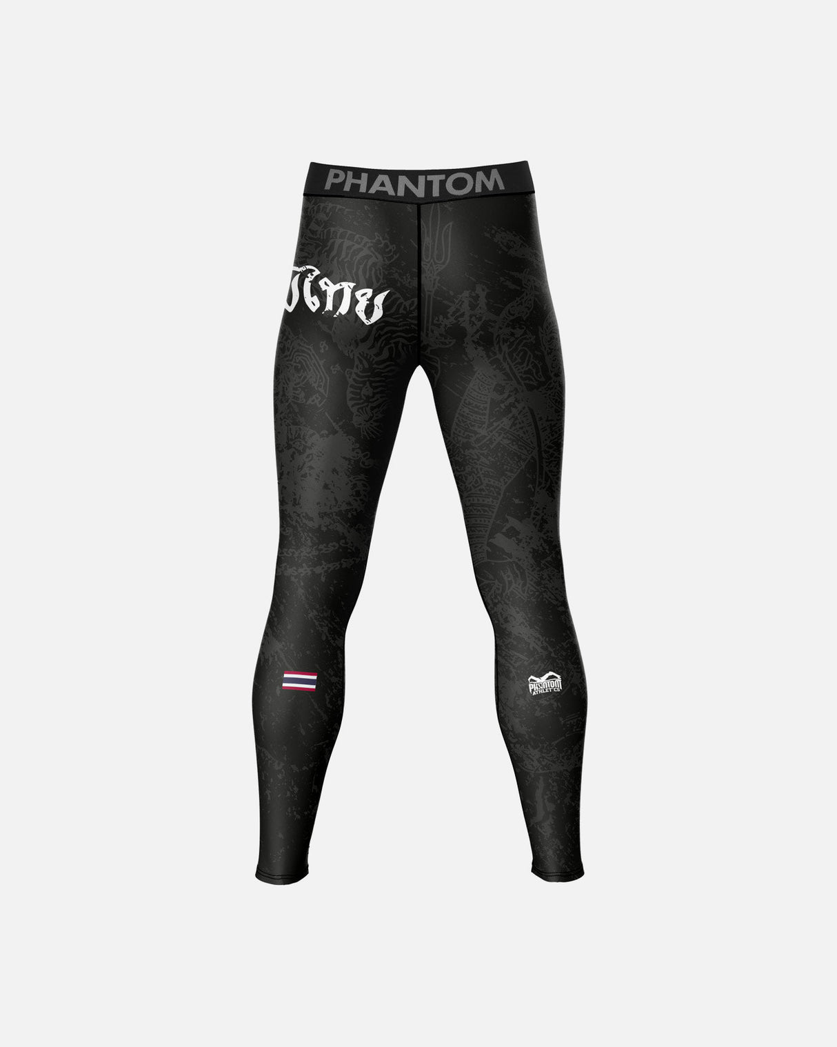 Phantom Athletics Compressie Shorts Muay Thai - Zwart/Grijs