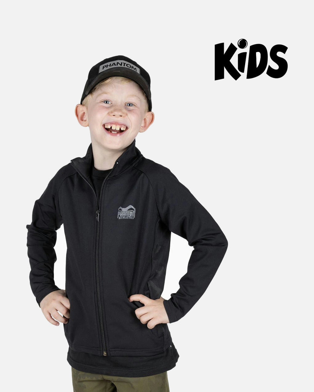 Phantom Athletics Trainingsjas Shadow Kinderen - Zwart/Camo