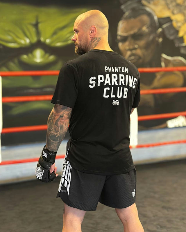Phantom Athletics T-Shirt Sparring Club Oversize Heavy – Sort