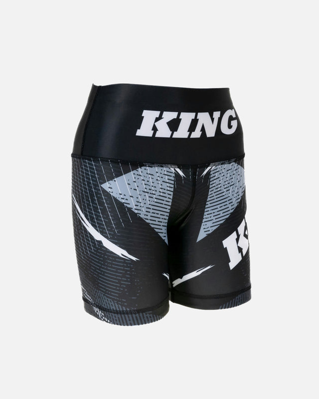 King Pro Boxing Compressie Shorts Shadow 1 Dames - Zwart