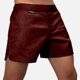 Hayabusa MMA Shorts Hex Mid-Thigh - Bordeaux