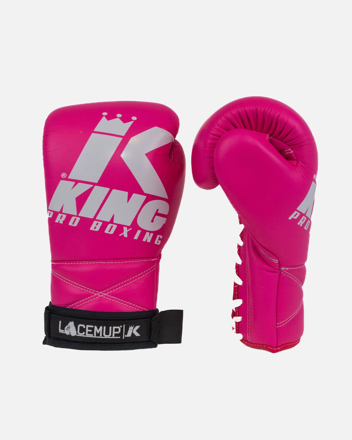 King Pro Boxing Lacemup Veters-naar-Klittenband Converter - Zwart